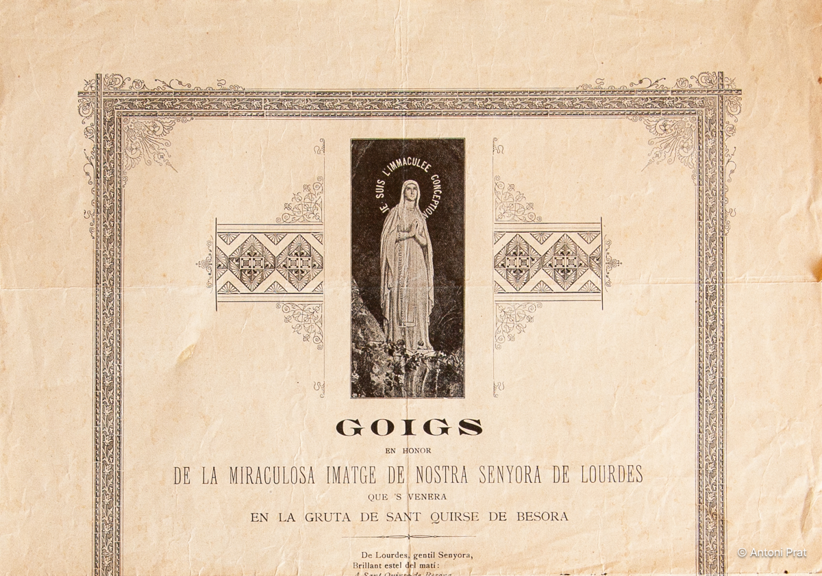 GOIGS En Honor De La Miraculosa Imatge De Nostra Senyora De Lourdes